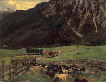 Aprisco en el Tirol John Singer Sargent Pinturas al óleo